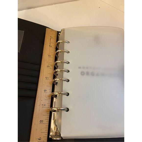 Franklin Covey 365 agenda book black leather 7x10” 2002 Planner - Picture 4 of 6